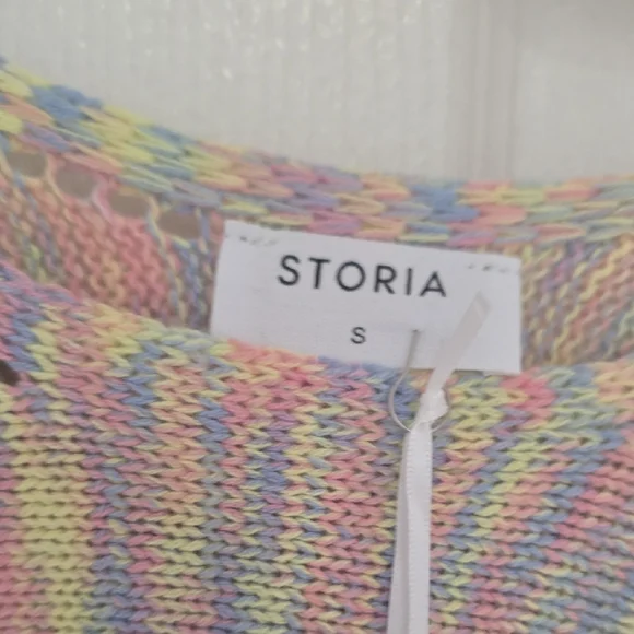 Storia Pastel Knit Ensemble 2 Piece Lounge Set Small NWT - Picture 3 of 7